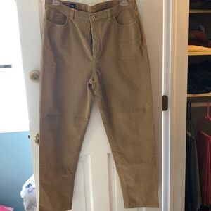 Corduroy tan pants